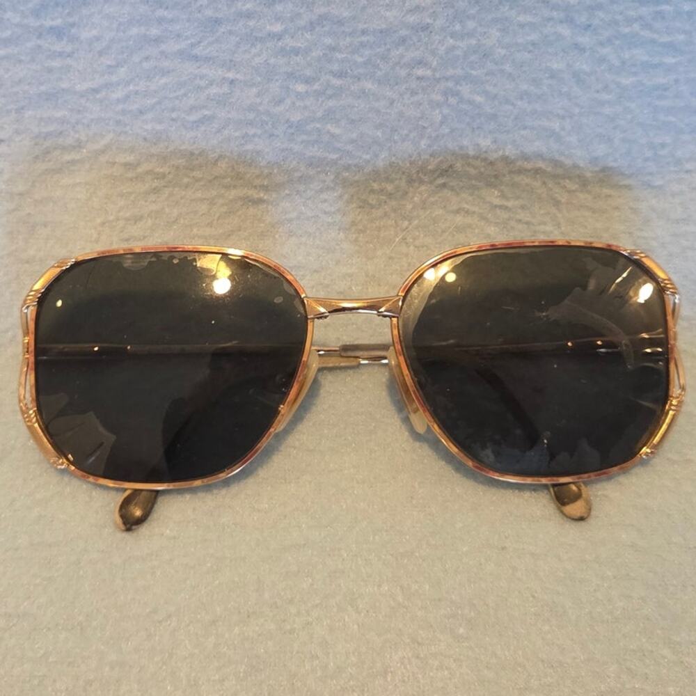 Vintage BerDel Sferoflex Roseburst Sunglasses Made in Italy Patented Hinge 125
